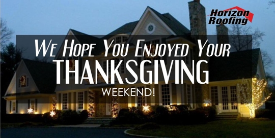 House with holiday lighting